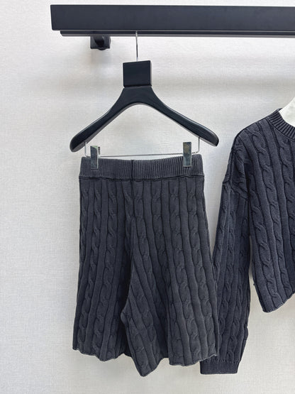 Max 25fw knitted suit