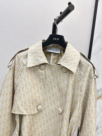 CD 25fw jacquard coat