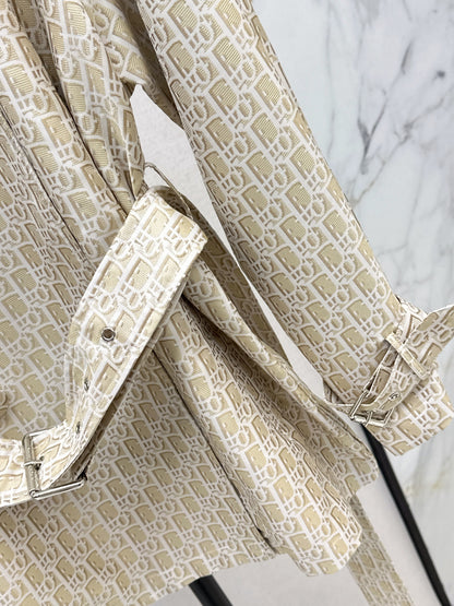 CD 25fw jacquard coat
