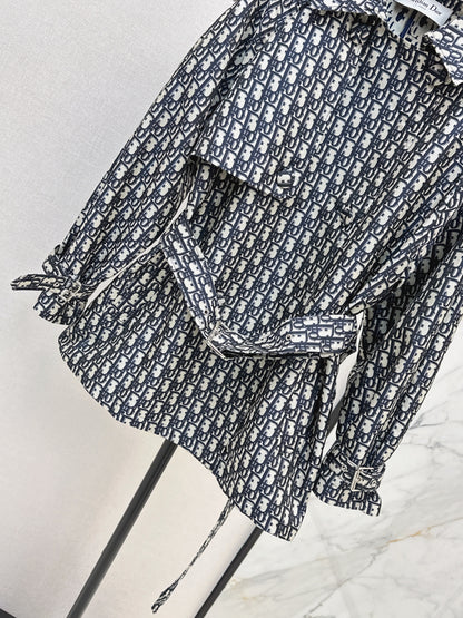 CD 25fw jacquard coat