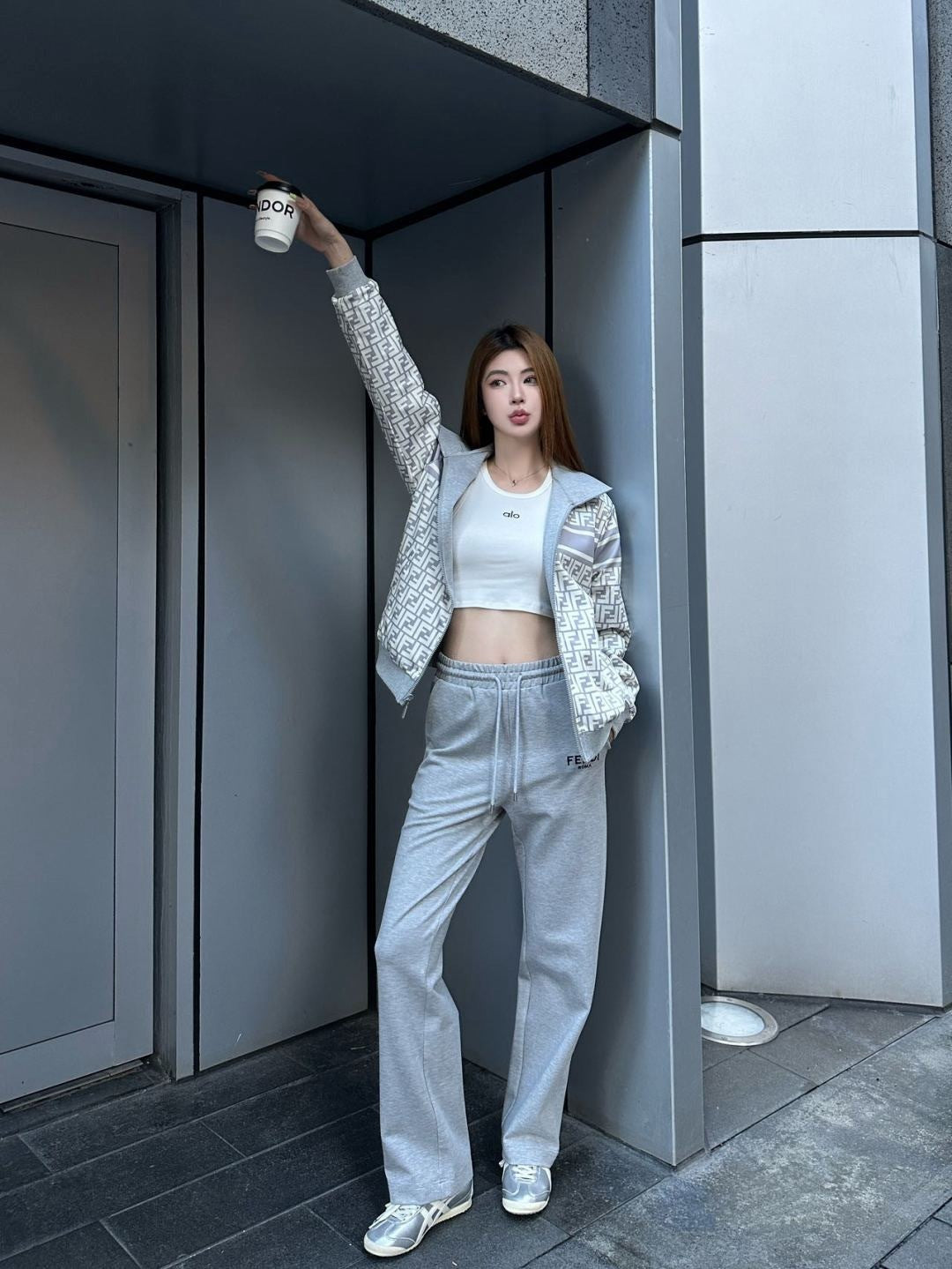Fend 25fw reversible tracksuit