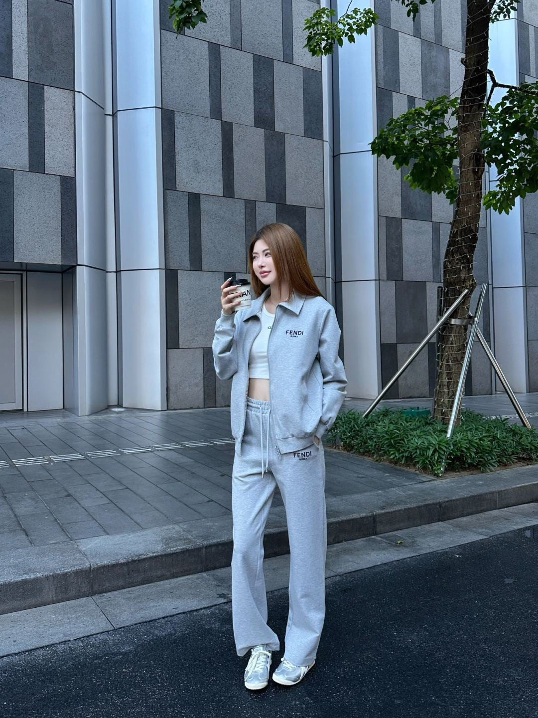 Fend 25fw reversible tracksuit