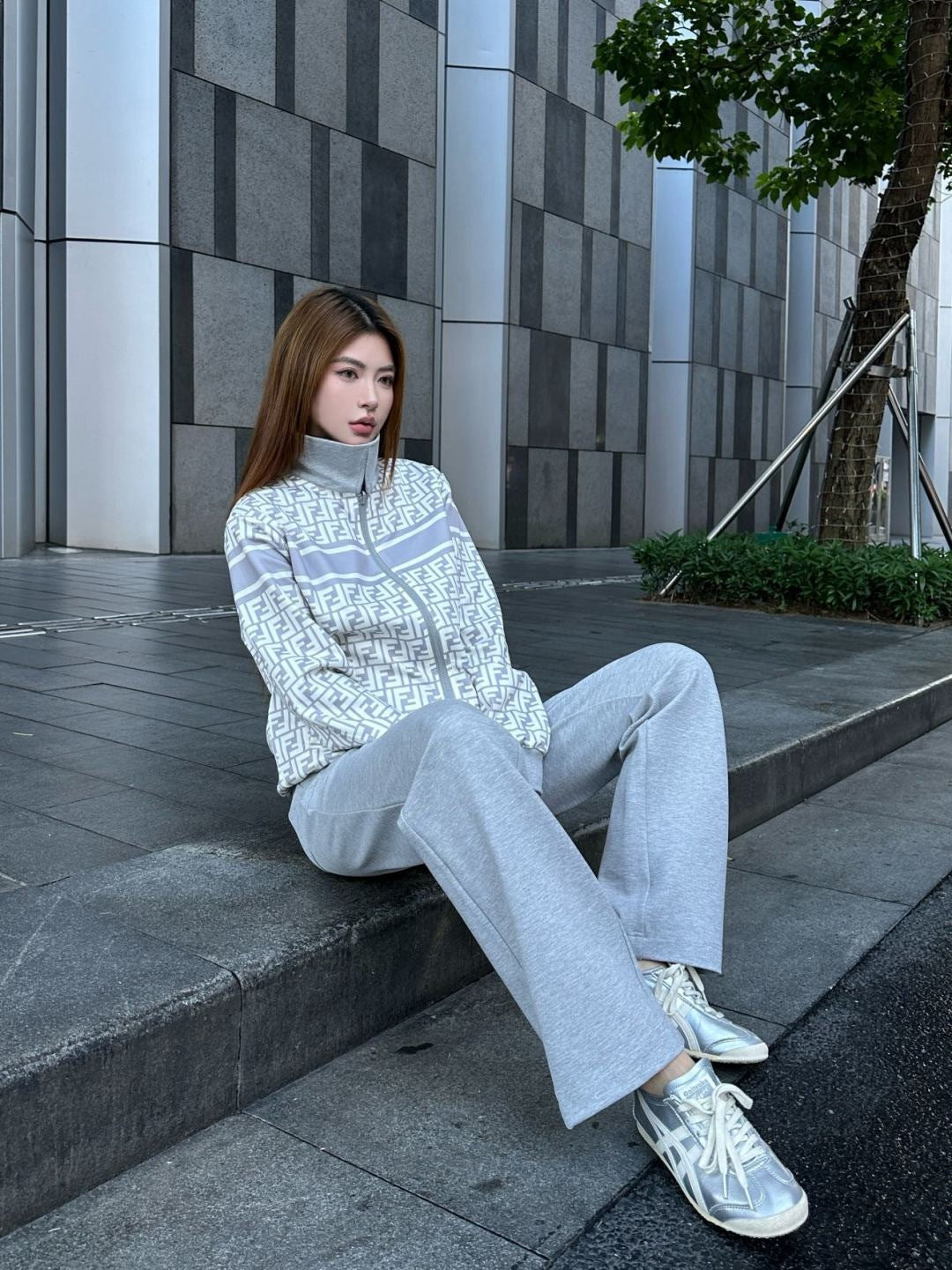 Fend 25fw reversible tracksuit