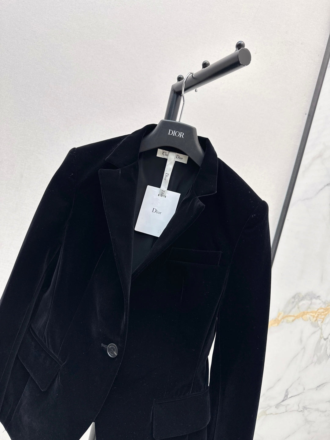 CD 25fw velvet blazer