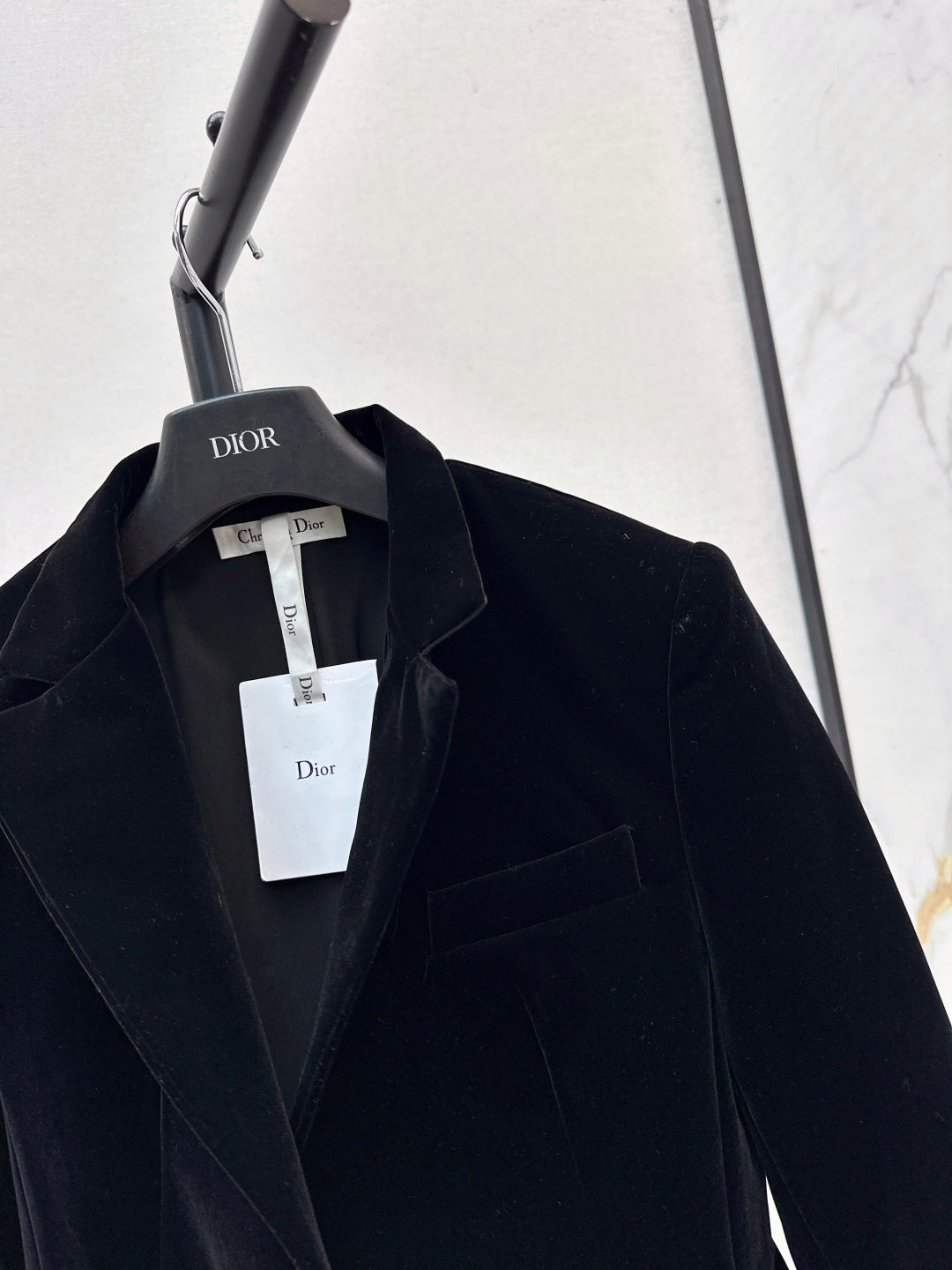 CD 25fw velvet blazer