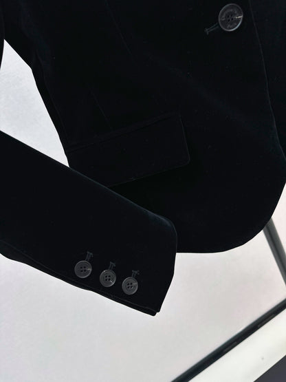 CD 25fw velvet blazer