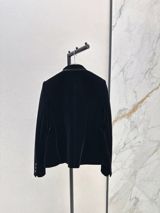 CD 25fw velvet blazer