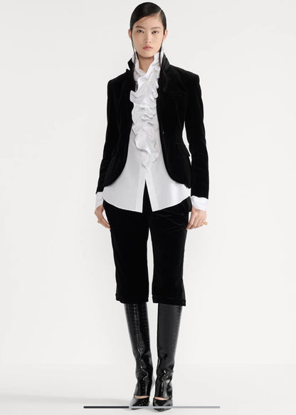 CD 25fw velvet blazer