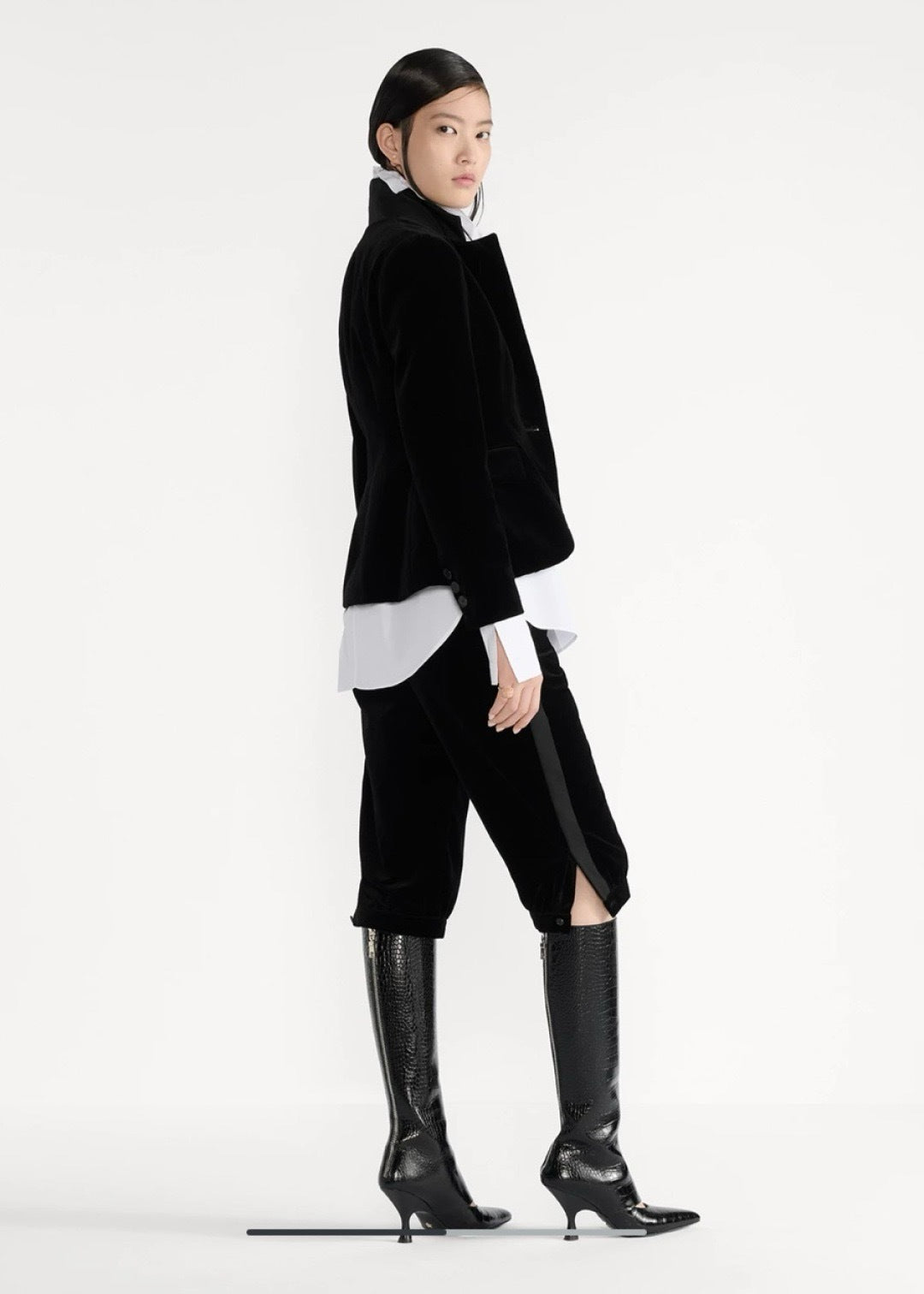 CD 25fw velvet blazer