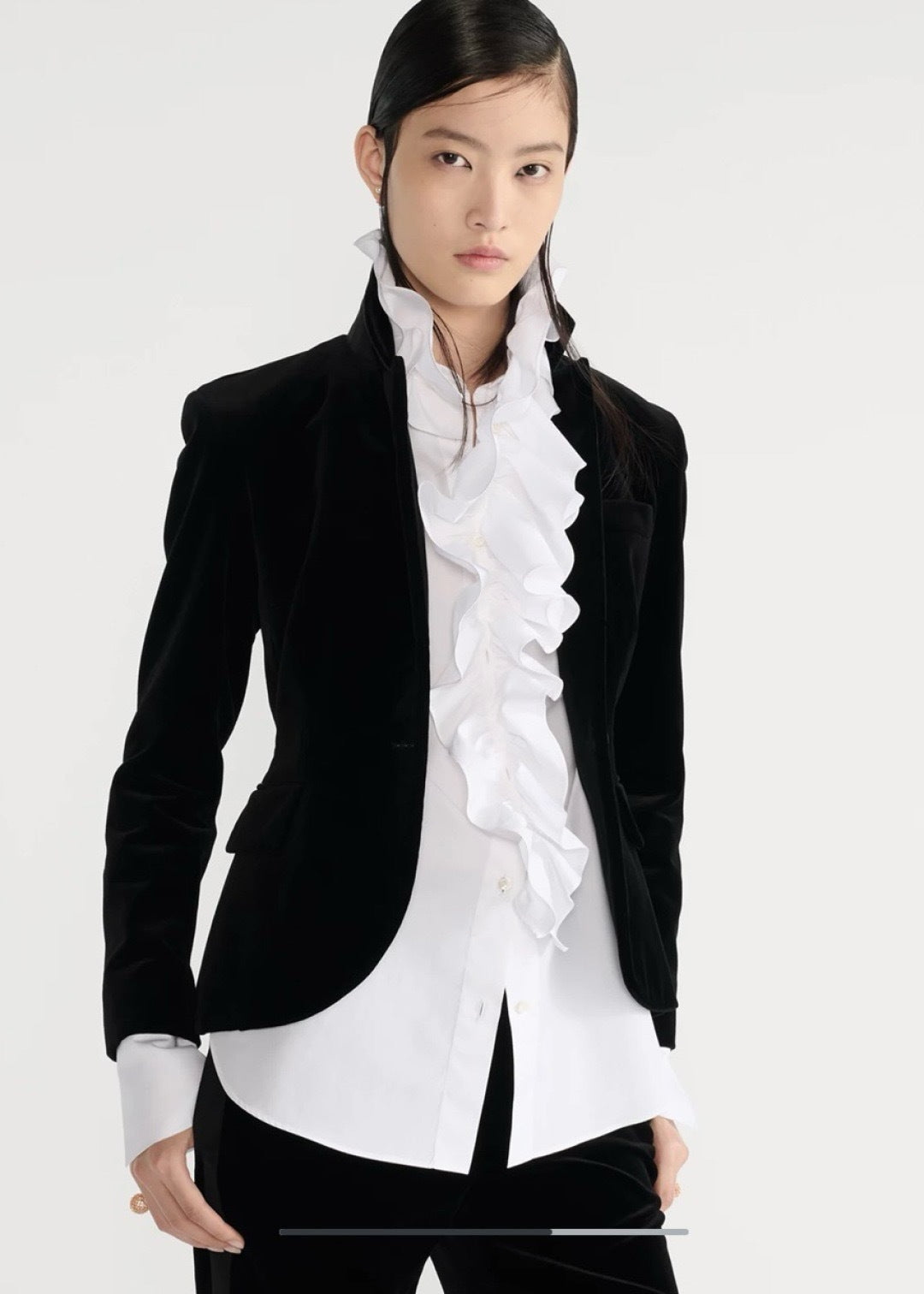 CD 25fw velvet blazer