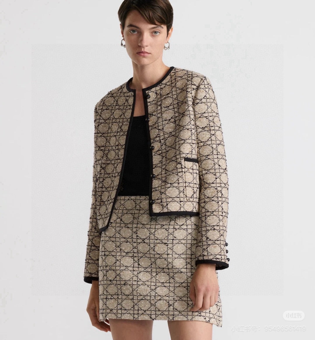 CD 25fw woven suit