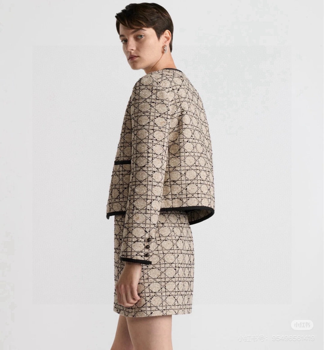 CD 25fw woven suit