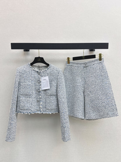 Chan 25fw beaded suit