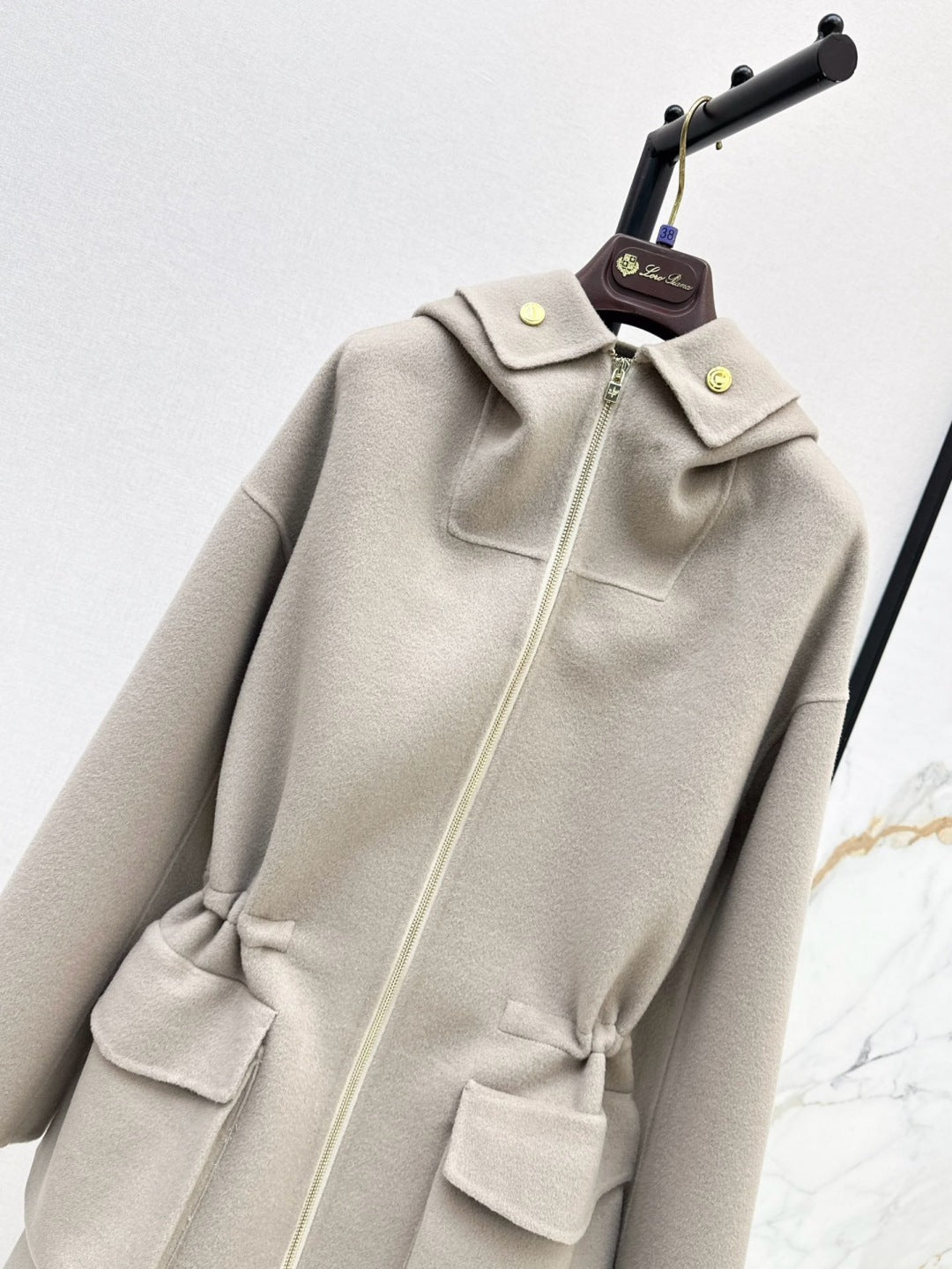Loro 25fw drawstring coat