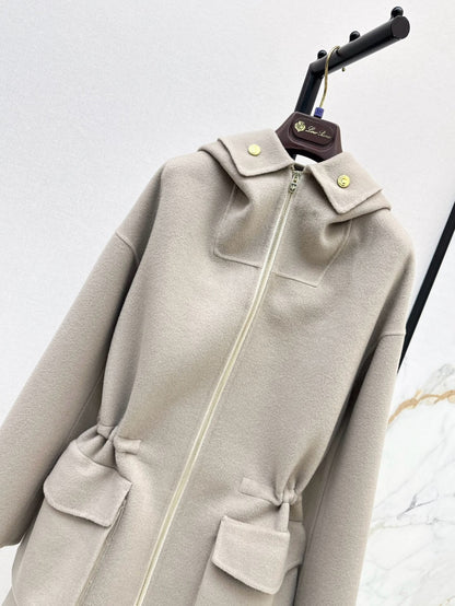 Loro 25fw drawstring coat