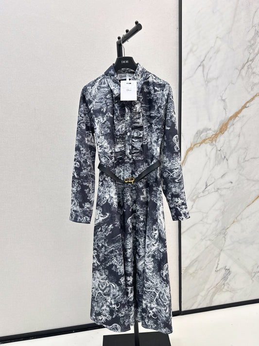 CD 25fw ruffle dress