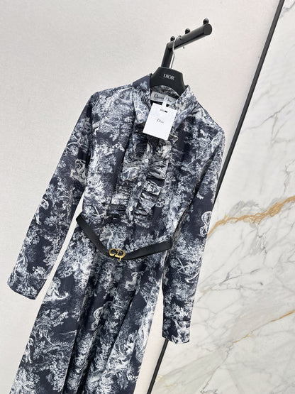CD 25fw ruffle dress