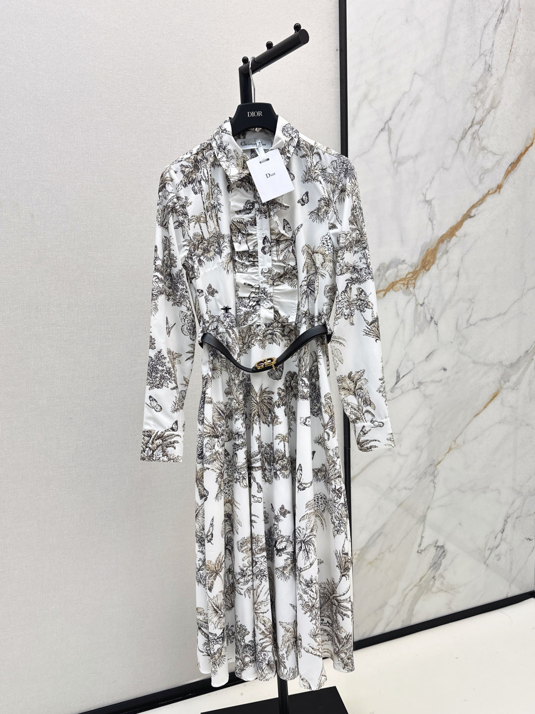CD 25fw ruffle dress