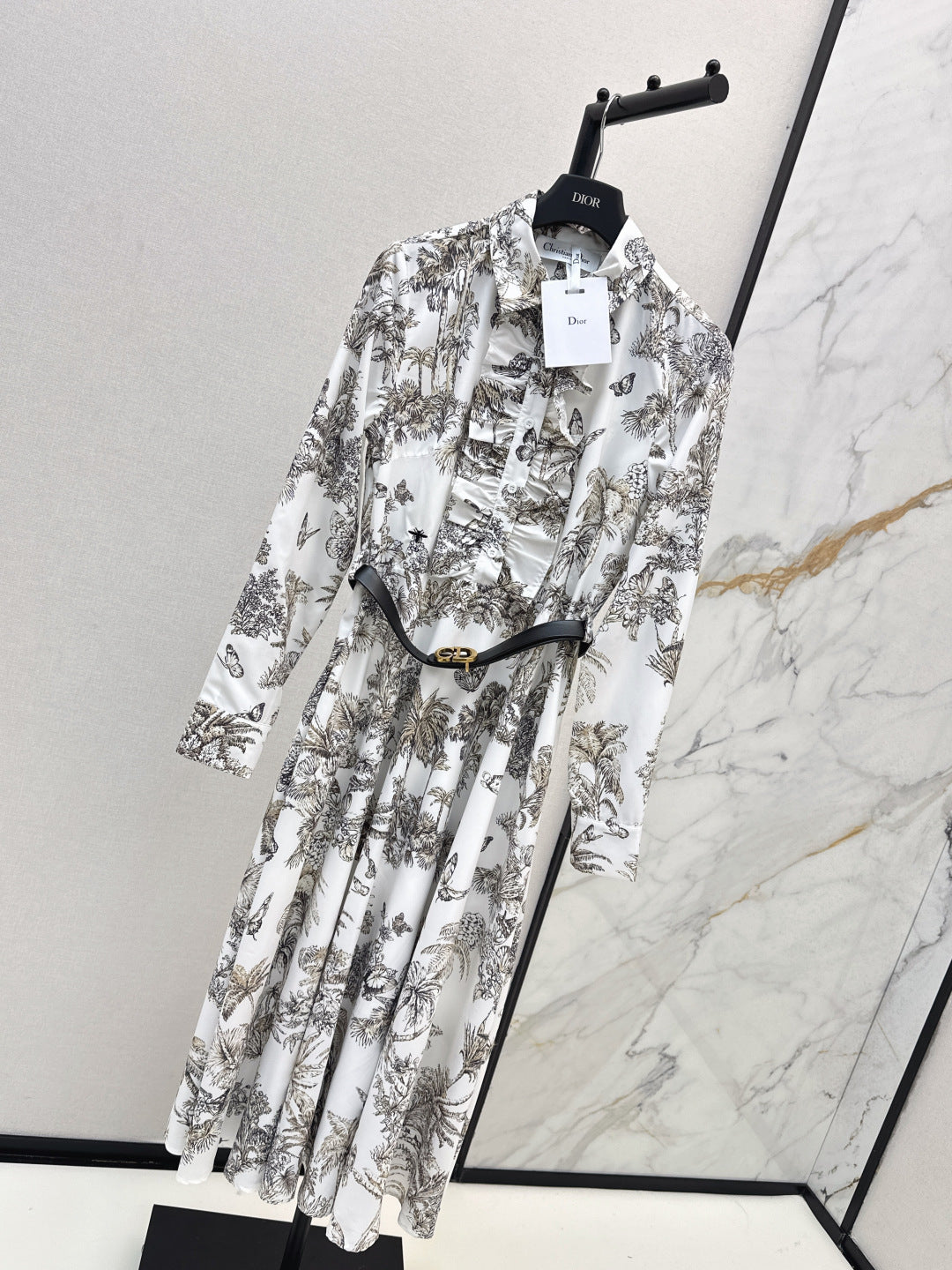 CD 25fw ruffle dress