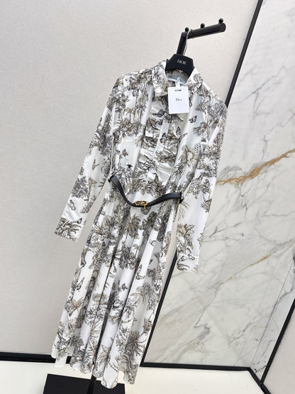 CD 25fw ruffle dress