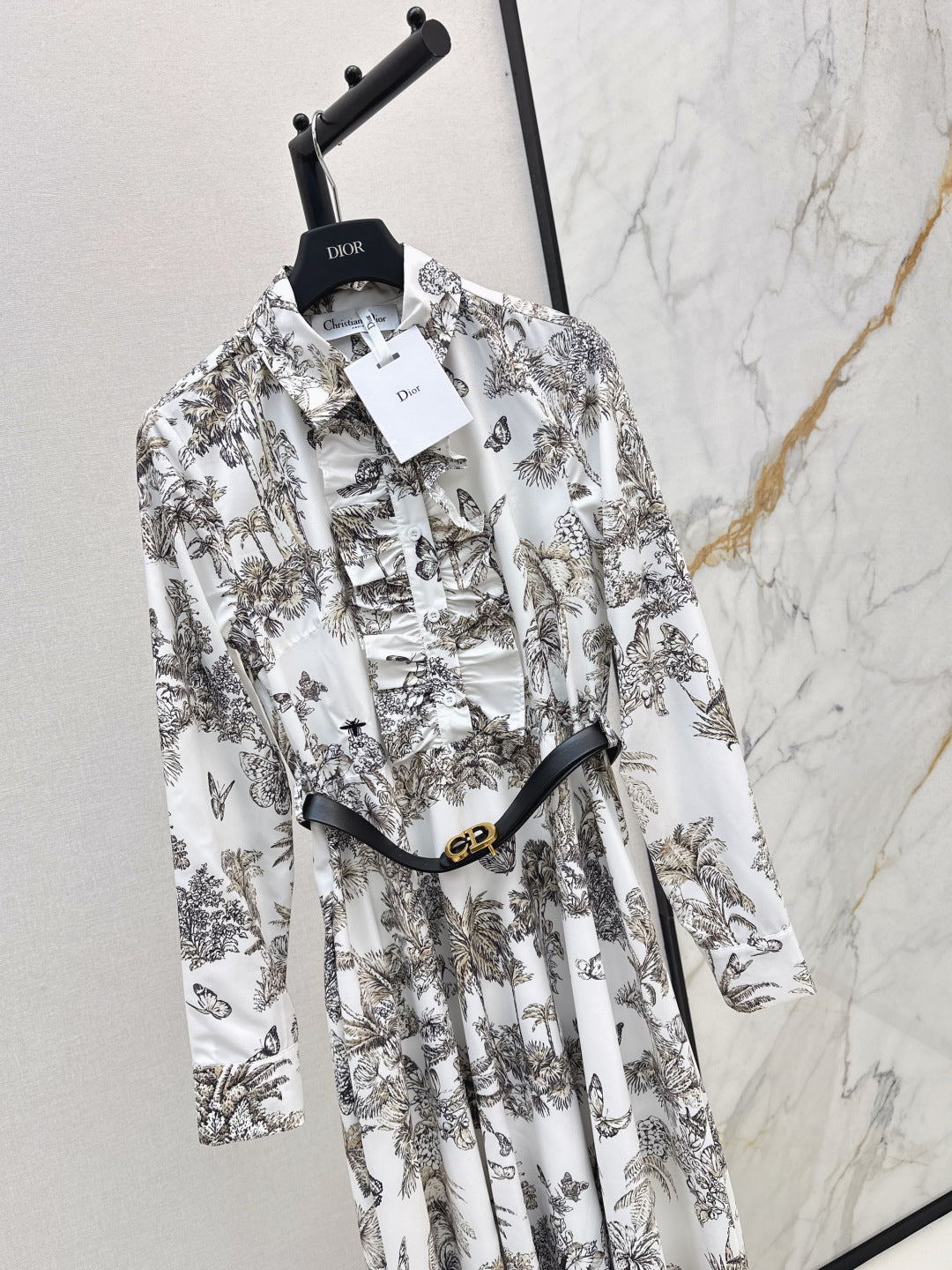 CD 25fw ruffle dress