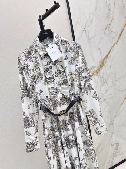 CD 25fw ruffle dress