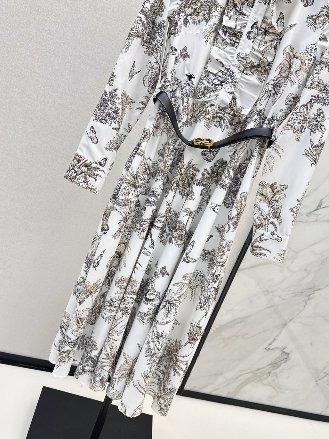 CD 25fw ruffle dress