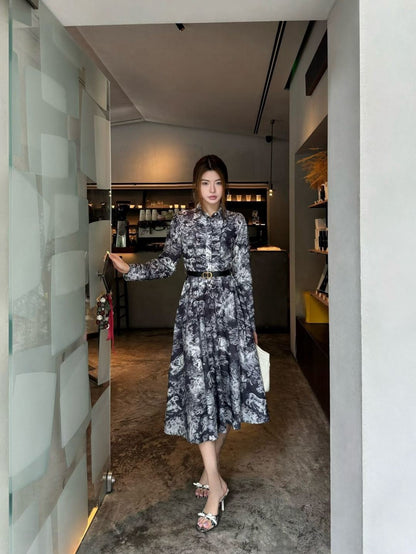 CD 25fw ruffle dress