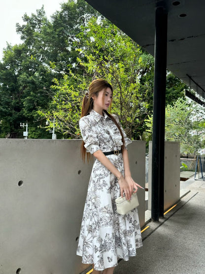 CD 25fw ruffle dress