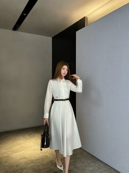 CD 25fw ruffle dress