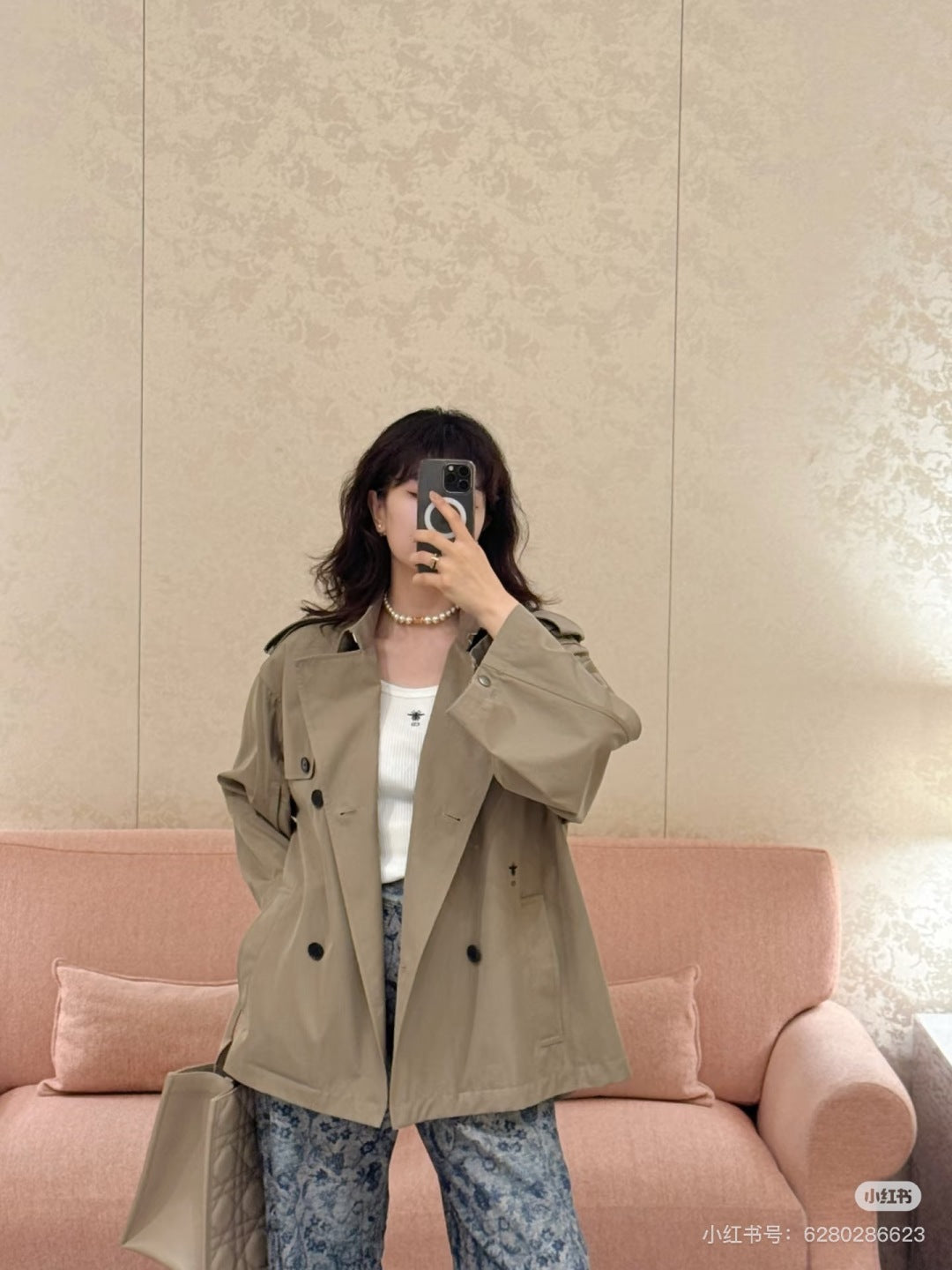 CD 25fw trench coat