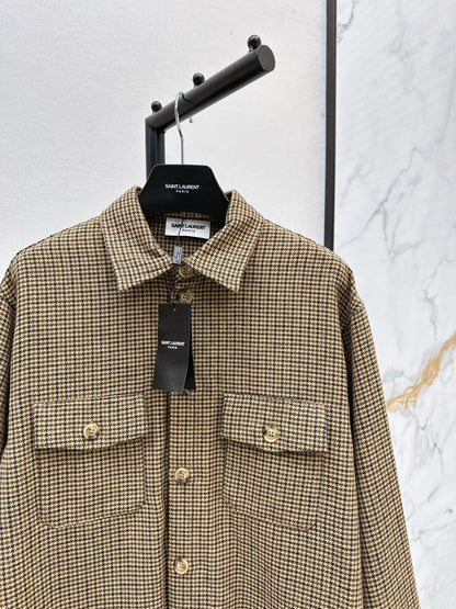 Saint 25fw houndstooth jacket