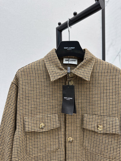 Saint 25fw houndstooth jacket