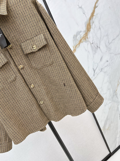 Saint 25fw houndstooth jacket