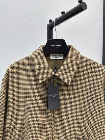Saint 25fw houndstooth jacket