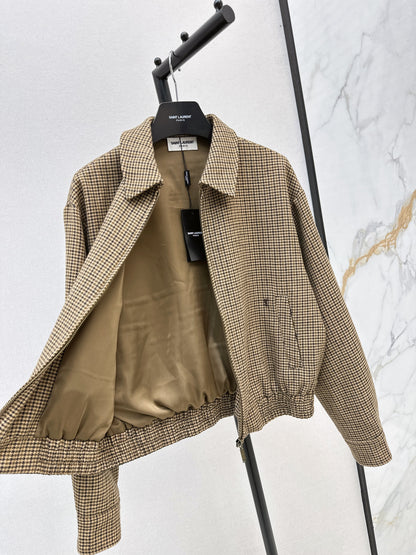 Saint 25fw houndstooth jacket