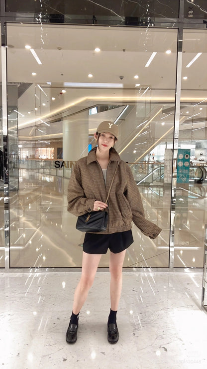 Saint 25fw houndstooth jacket