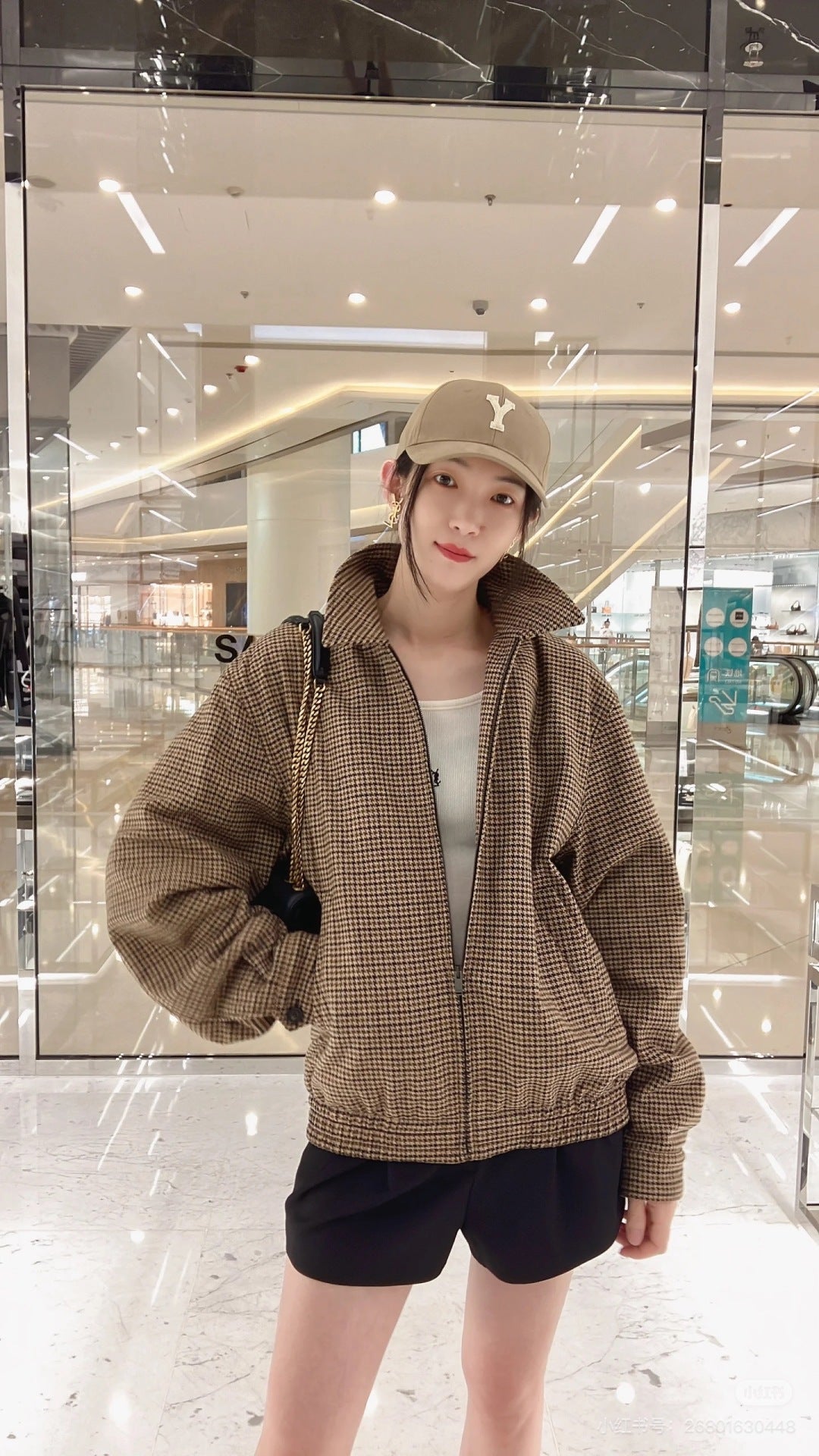 Saint 25fw houndstooth jacket