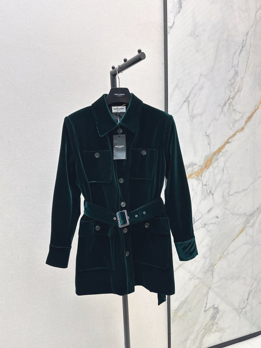 Saint lau 25fw velvet jacket