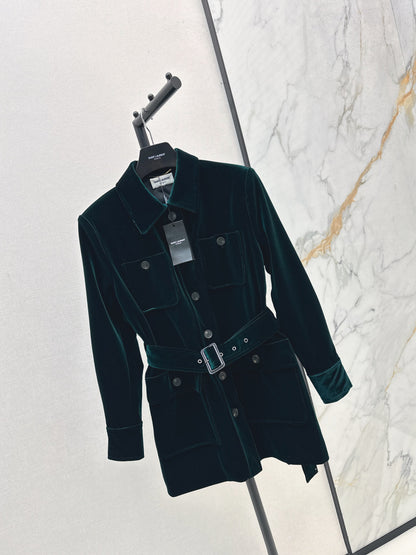 Saint lau 25fw velvet jacket