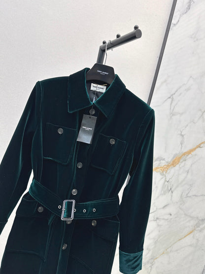 Saint lau 25fw velvet jacket