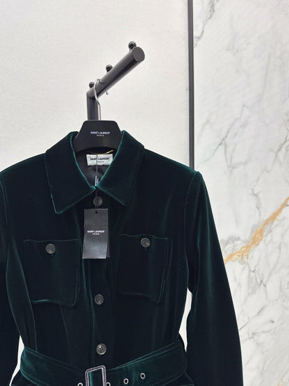 Saint lau 25fw velvet jacket