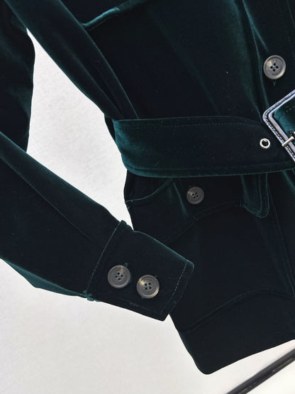 Saint lau 25fw velvet jacket