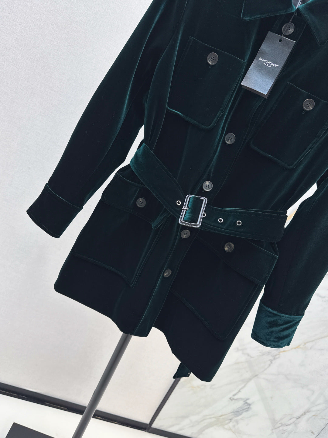 Saint lau 25fw velvet jacket