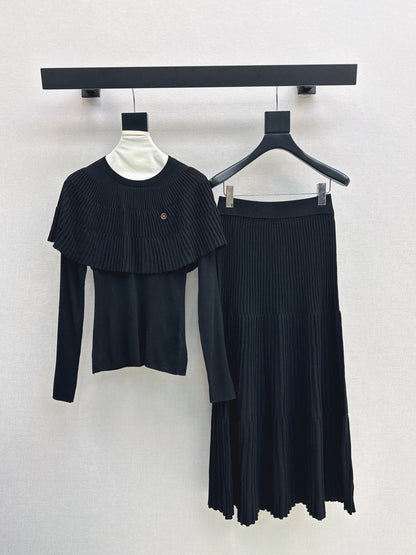 Miu 25fw knitted suit