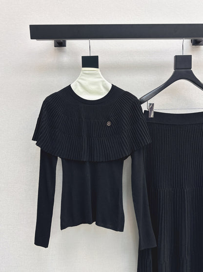 Miu 25fw knitted suit