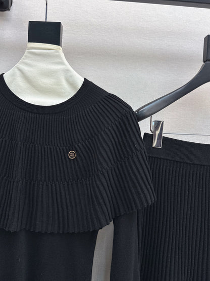 Miu 25fw knitted suit