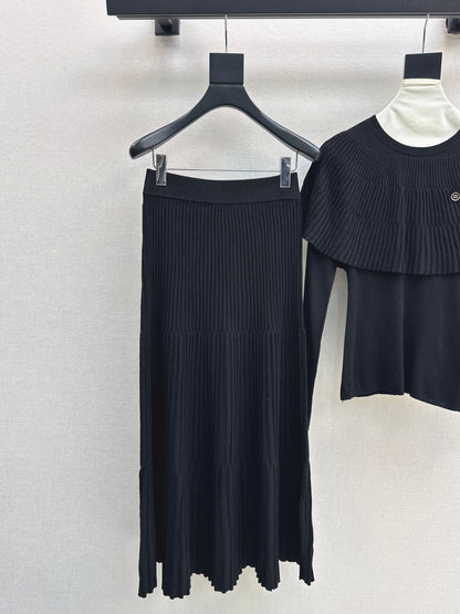 Miu 25fw knitted suit