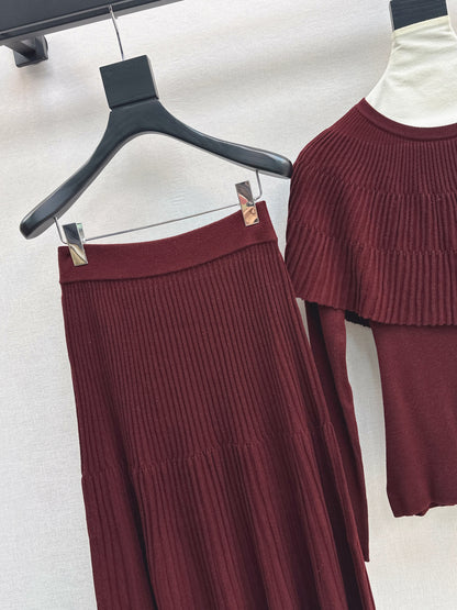 Miu 25fw knitted suit