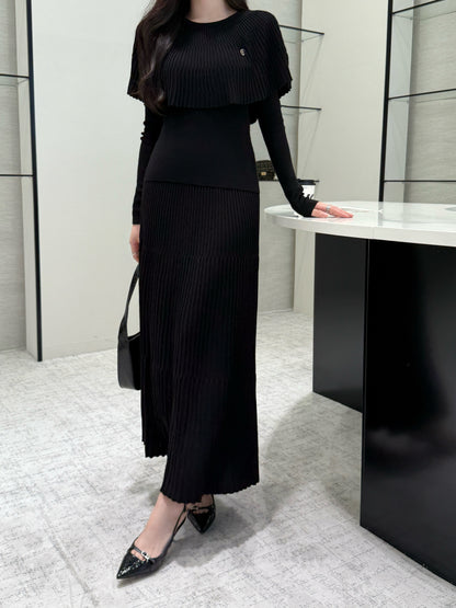 Miu 25fw knitted suit